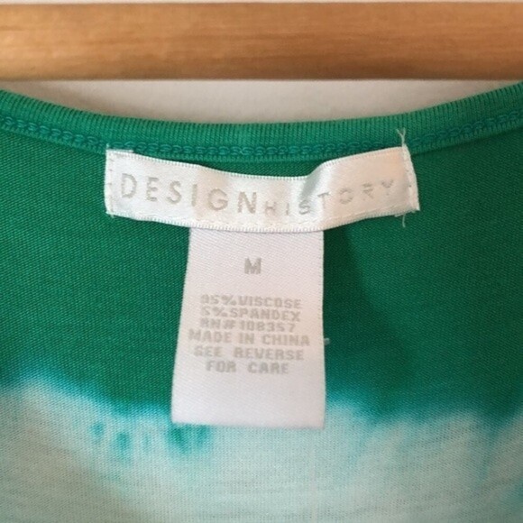 NWT Design History Set Tank M and Skirt L Green Tie Dye Stretchy Comfortable - Picture 6 of 14